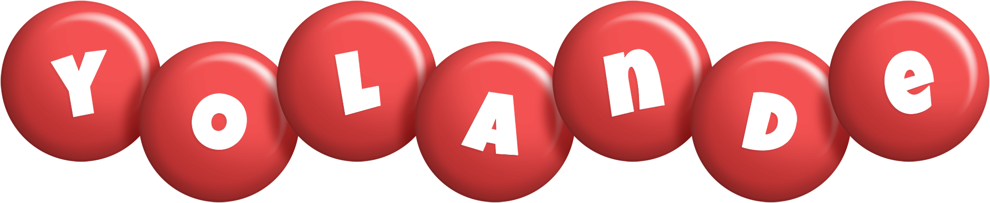 Yolande candy-red logo