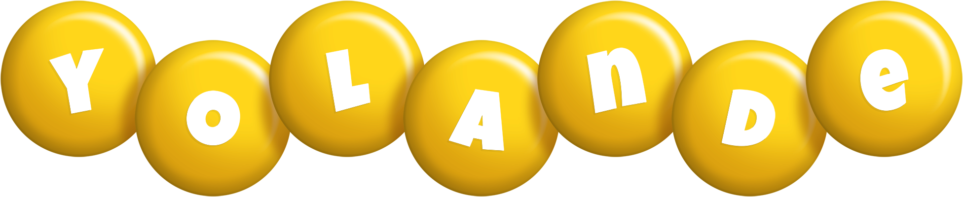 Yolande candy-yellow logo