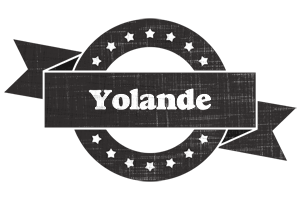 Yolande grunge logo