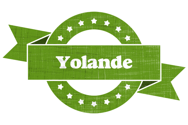 Yolande natural logo