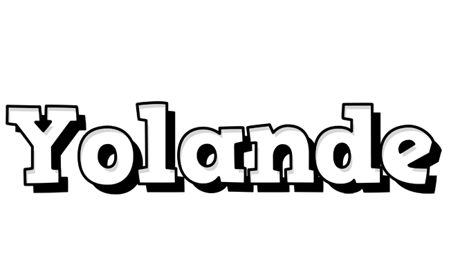 Yolande snowing logo