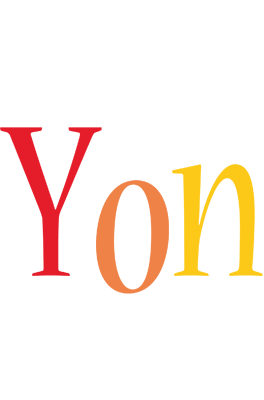 Yon birthday logo