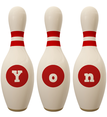 Yon bowling-pin logo
