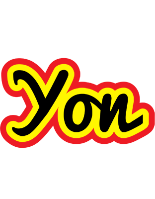 Yon flaming logo