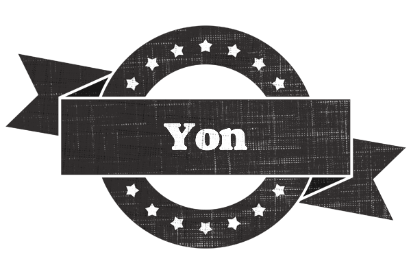 Yon grunge logo
