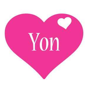 Yon love-heart logo