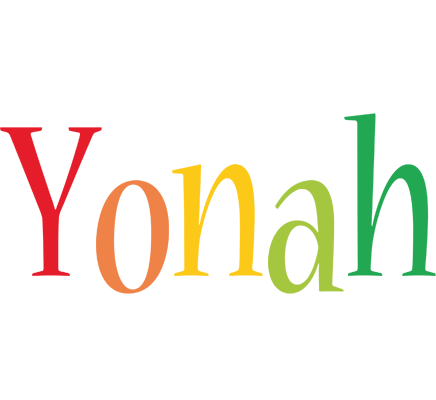 Yonah birthday logo