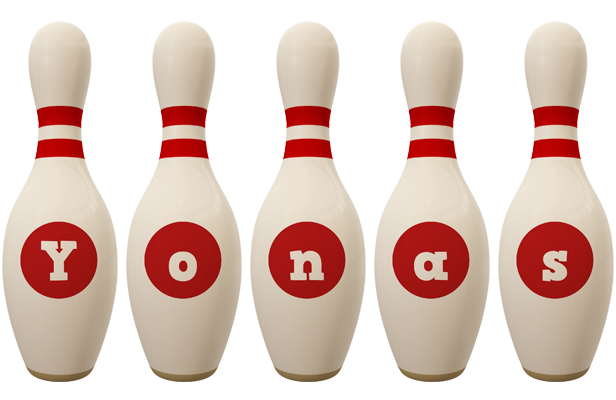 Yonas bowling-pin logo