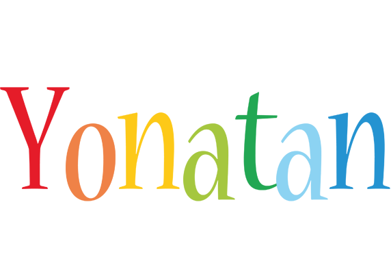 Yonatan birthday logo