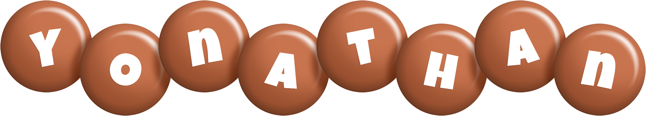 Yonathan candy-brown logo