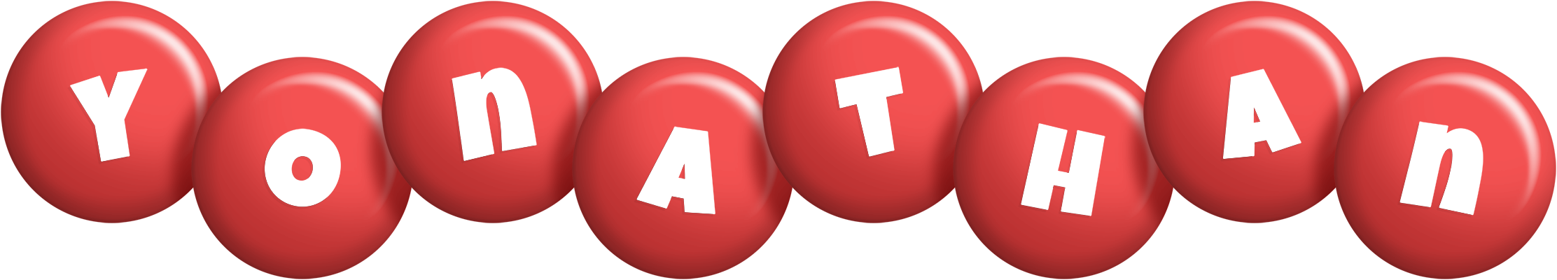 Yonathan candy-red logo