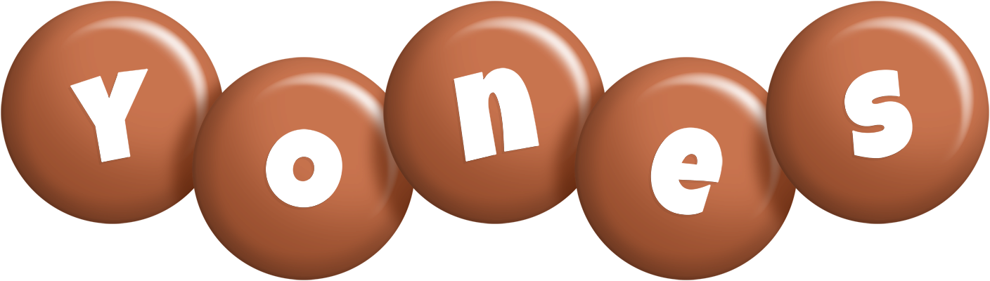 Yones candy-brown logo