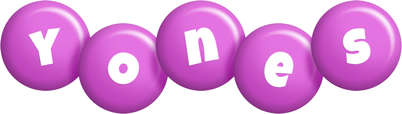 Yones candy-purple logo