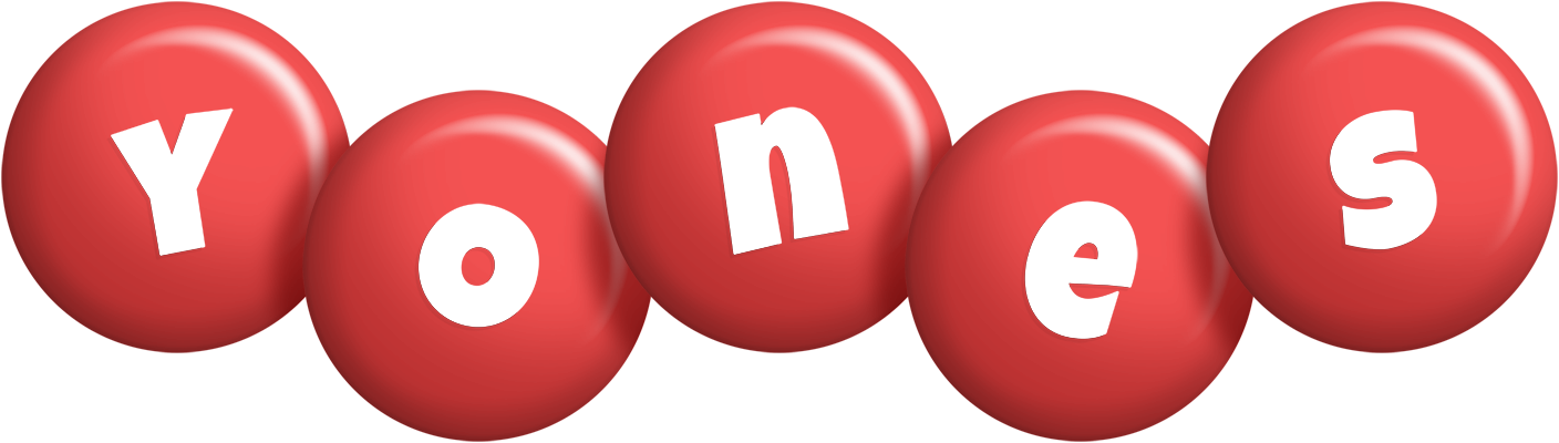 Yones candy-red logo