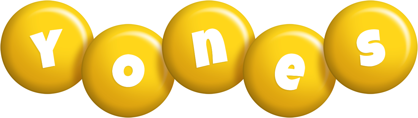 Yones candy-yellow logo