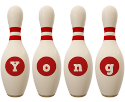 Yong bowling-pin logo