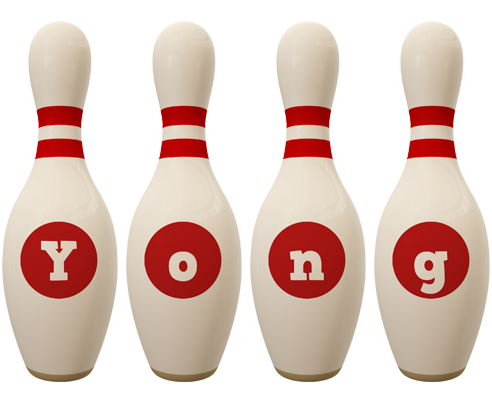 Yong bowling-pin logo