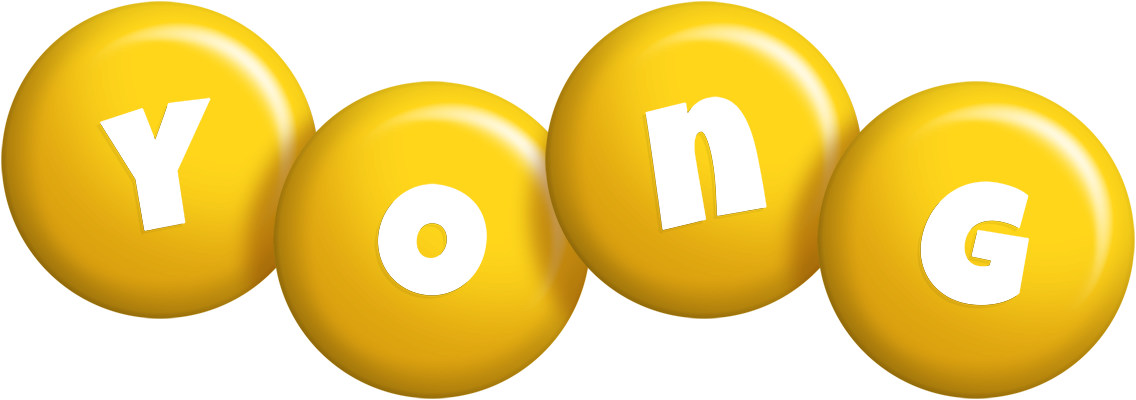 Yong candy-yellow logo