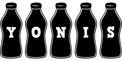 Yonis bottle logo