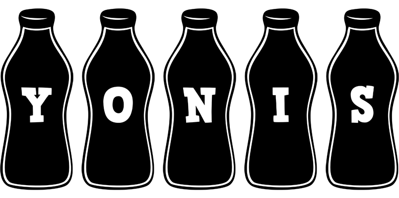 Yonis bottle logo