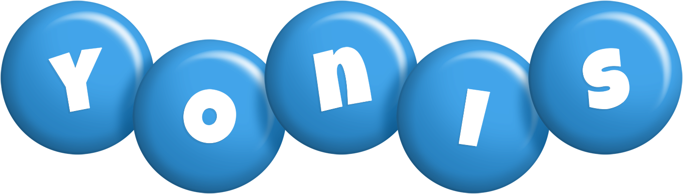 Yonis candy-blue logo