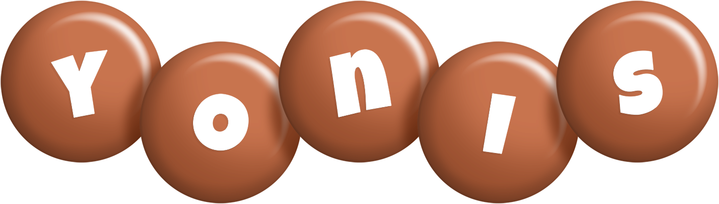 Yonis candy-brown logo