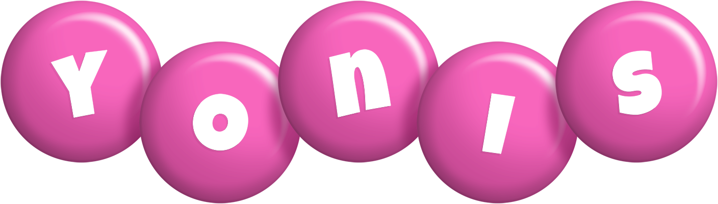 Yonis candy-pink logo