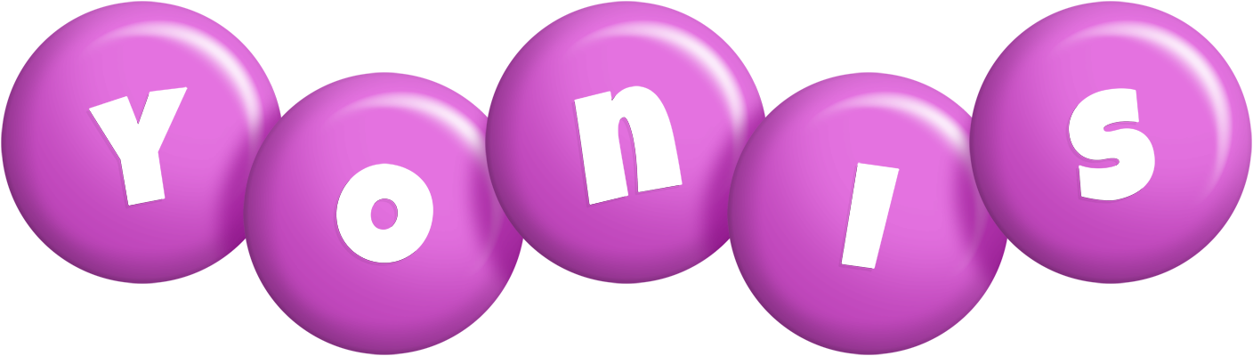 Yonis candy-purple logo