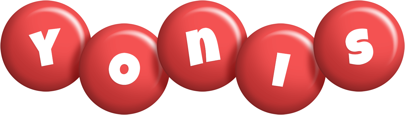 Yonis candy-red logo