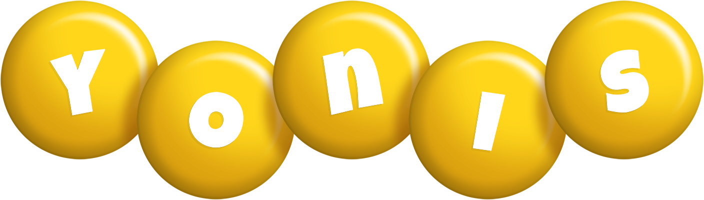 Yonis candy-yellow logo