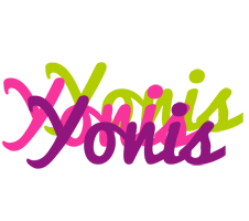 Yonis flowers logo