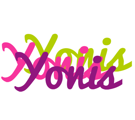 Yonis flowers logo