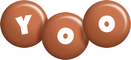 Yoo candy-brown logo