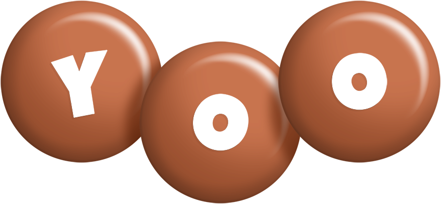Yoo candy-brown logo