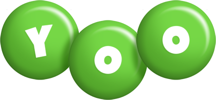 Yoo candy-green logo