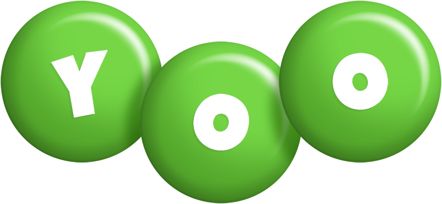 Yoo candy-green logo