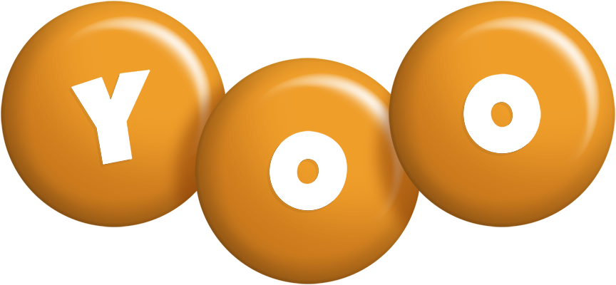 Yoo candy-orange logo