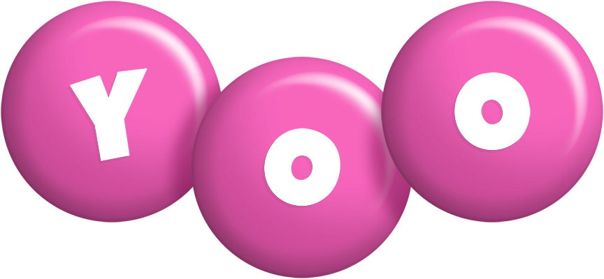 Yoo candy-pink logo