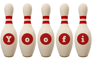 Yoofi bowling-pin logo