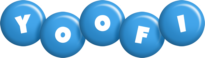 Yoofi candy-blue logo