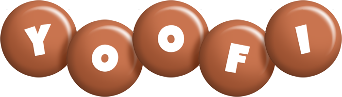 Yoofi candy-brown logo