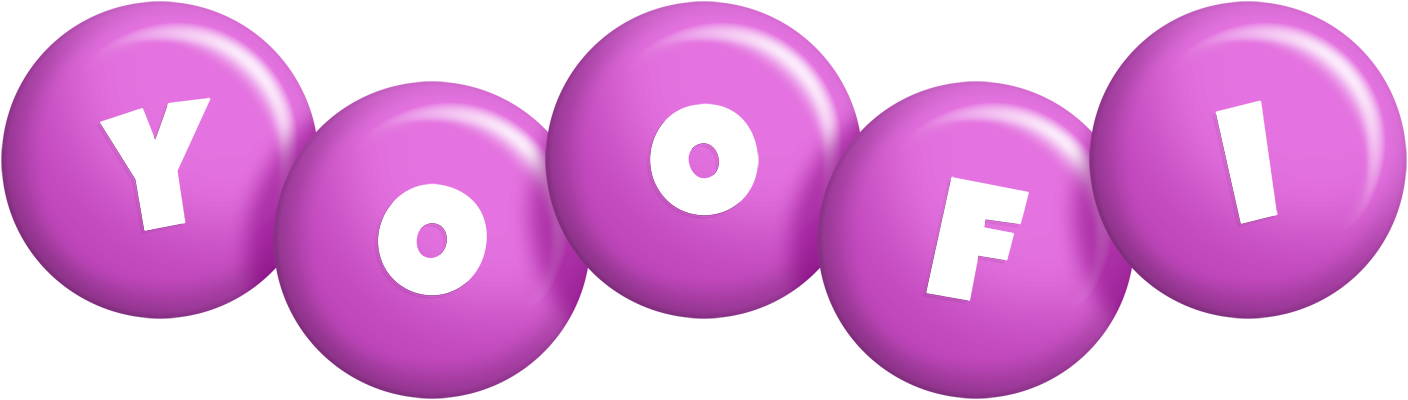 Yoofi candy-purple logo