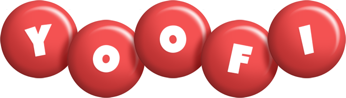 Yoofi candy-red logo