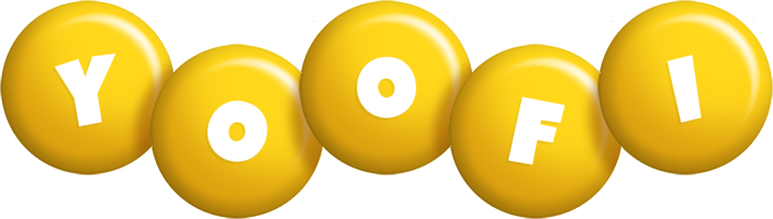 Yoofi candy-yellow logo