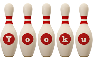 Yooku bowling-pin logo