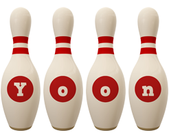 Yoon bowling-pin logo