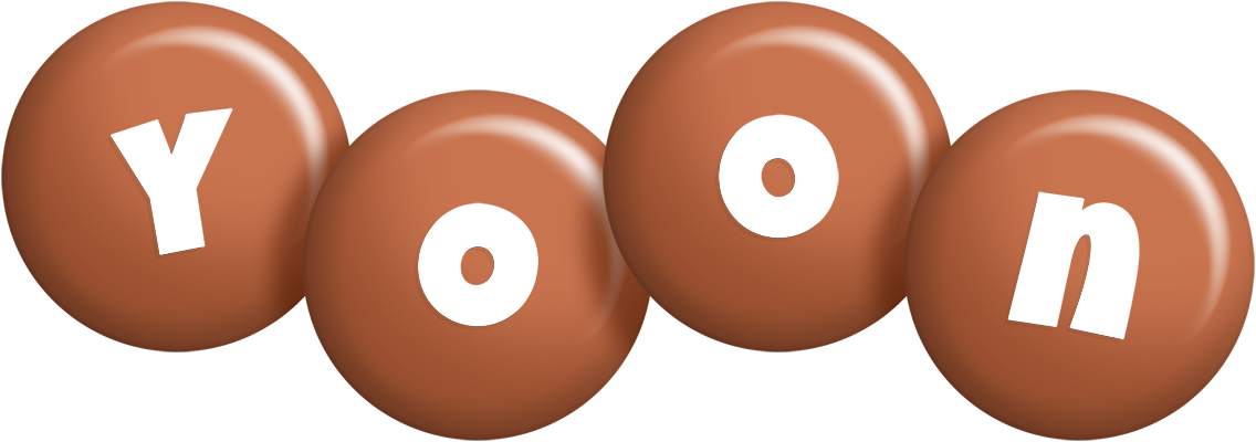 Yoon candy-brown logo