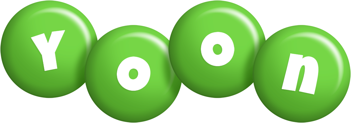 Yoon candy-green logo