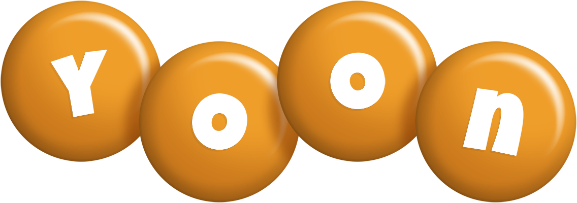Yoon candy-orange logo