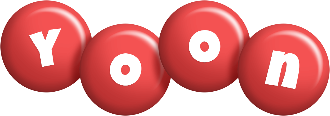 Yoon candy-red logo